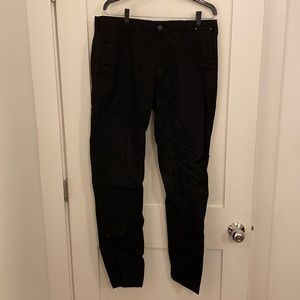 Black Uniqlo Chino pants: 34x34